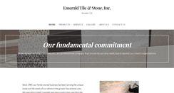 Desktop Screenshot of emeraldtileandstone.com